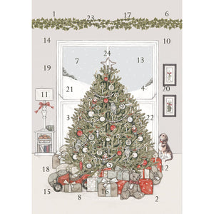 Under The Christmas Tree Advent Card