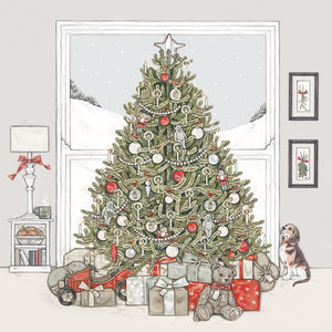 'Under the Christmas Tree' eight luxury Christmas cards
